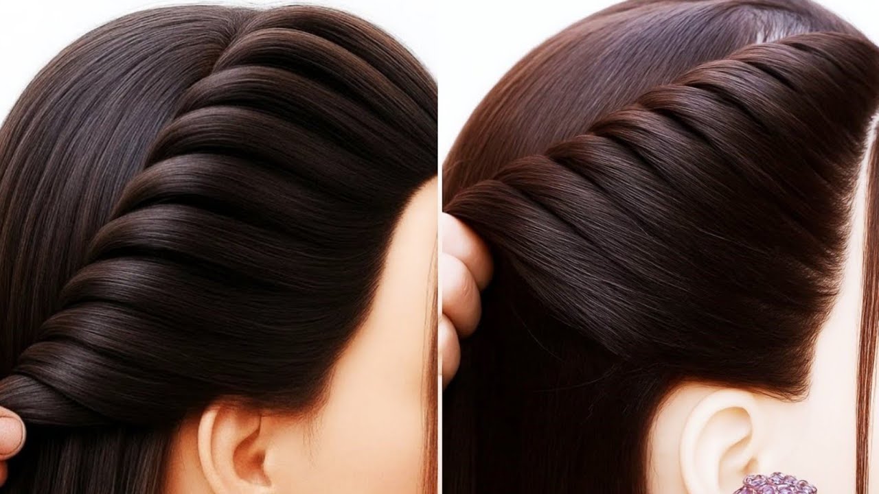 Simple Hairstyle Tutorial | Hairstyle For Wedding | New Hairstyle For Girls | Girls Hairstyles