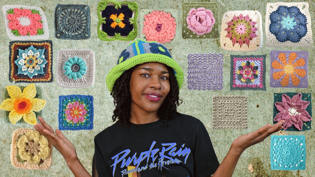 25 Flower Granny Squares to make this Spring | FREE Crochet Patterns