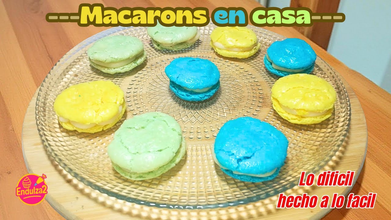 ----MACARONS EN CASA--SIMPLES Y RICOS---ANIMATE A HACERLOS!!--