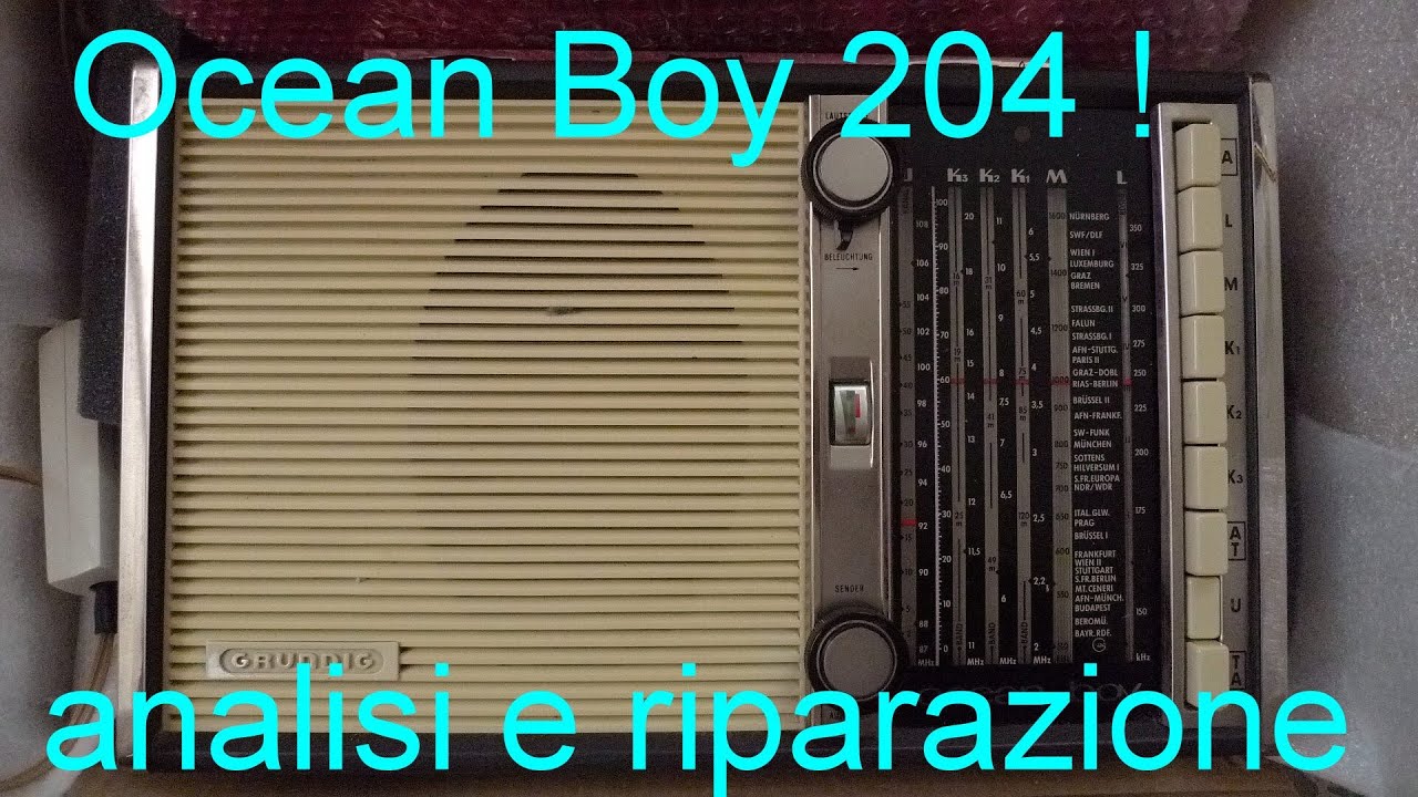 Grundig Ocean Boy 204 analisi e riparazione