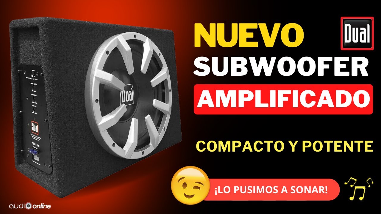 NUEVO Subwoofer amplificado Dual TBX10A ¡Compacto y potente!