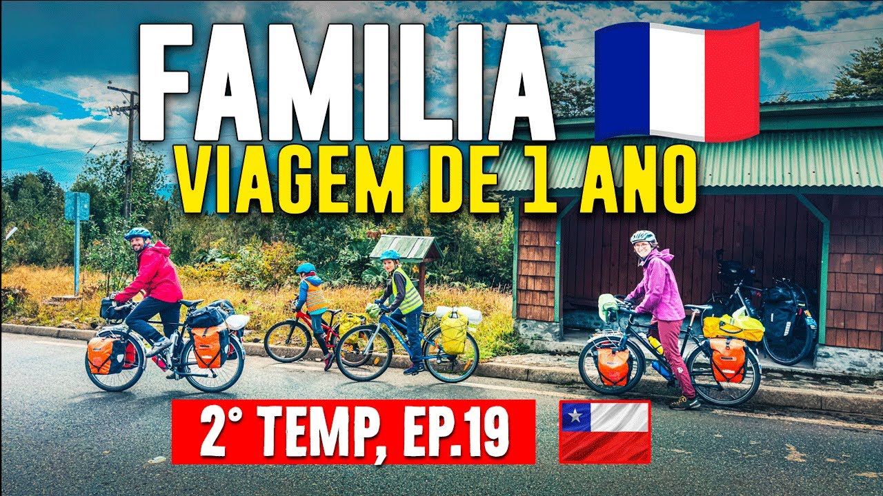 CASAL DA FRANÇA VIAJANDO COM 2 FILHOS, CARRETERA AUSTRAL.