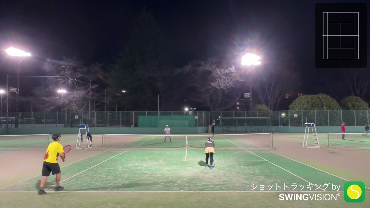 2026年3月1日 1セット ダブルス練習15
