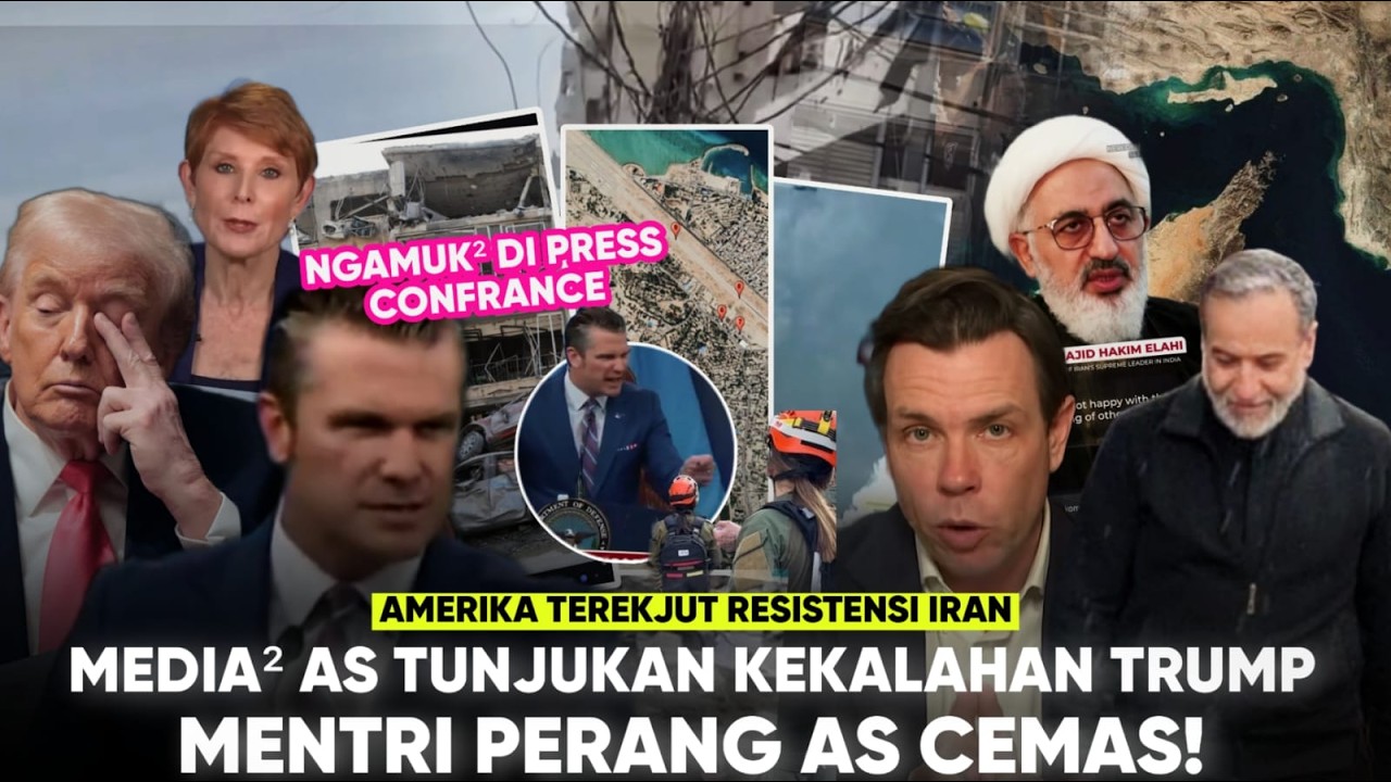 Menteri Perang AS GELISAH “Media2 Besar AS Tunjukan Blunder AS” Iran pastikan Perang Panjang