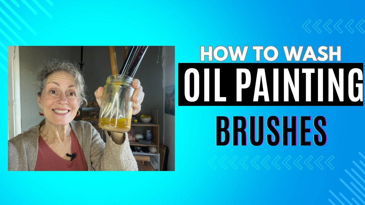 How I Wash My Oil Painting Brushes : Vida's Quick Tips
