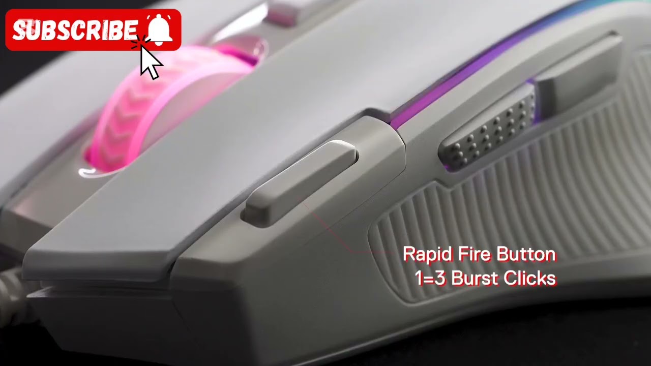 Redragon M612 Predator RGB Gaming Mouse, 8000 DPI Wired Optical Mouse with 11.Detail👇Amazon's Choice