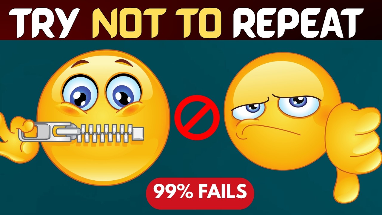 Don't 🚫Say The  Same Thing As Me Or You Lose 🔥 MEGA CHALLENGE l AVOID USING THE SAME ©