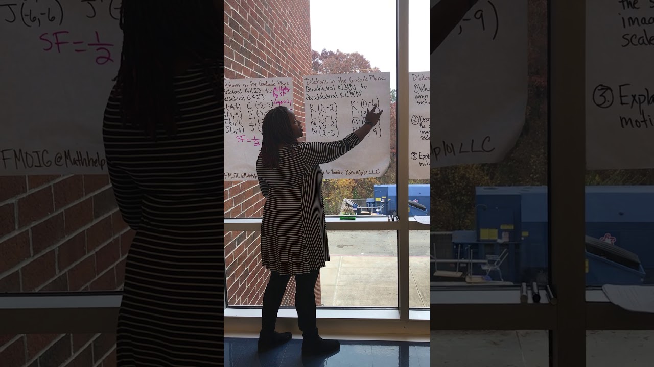 Dilations in the coordinate plane
