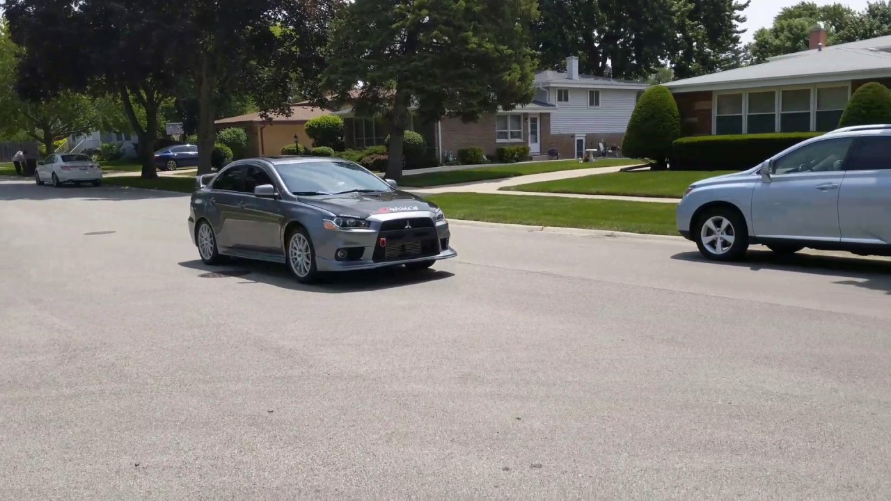 2012 Mitsubishi Evo X Borla exhaust pass by