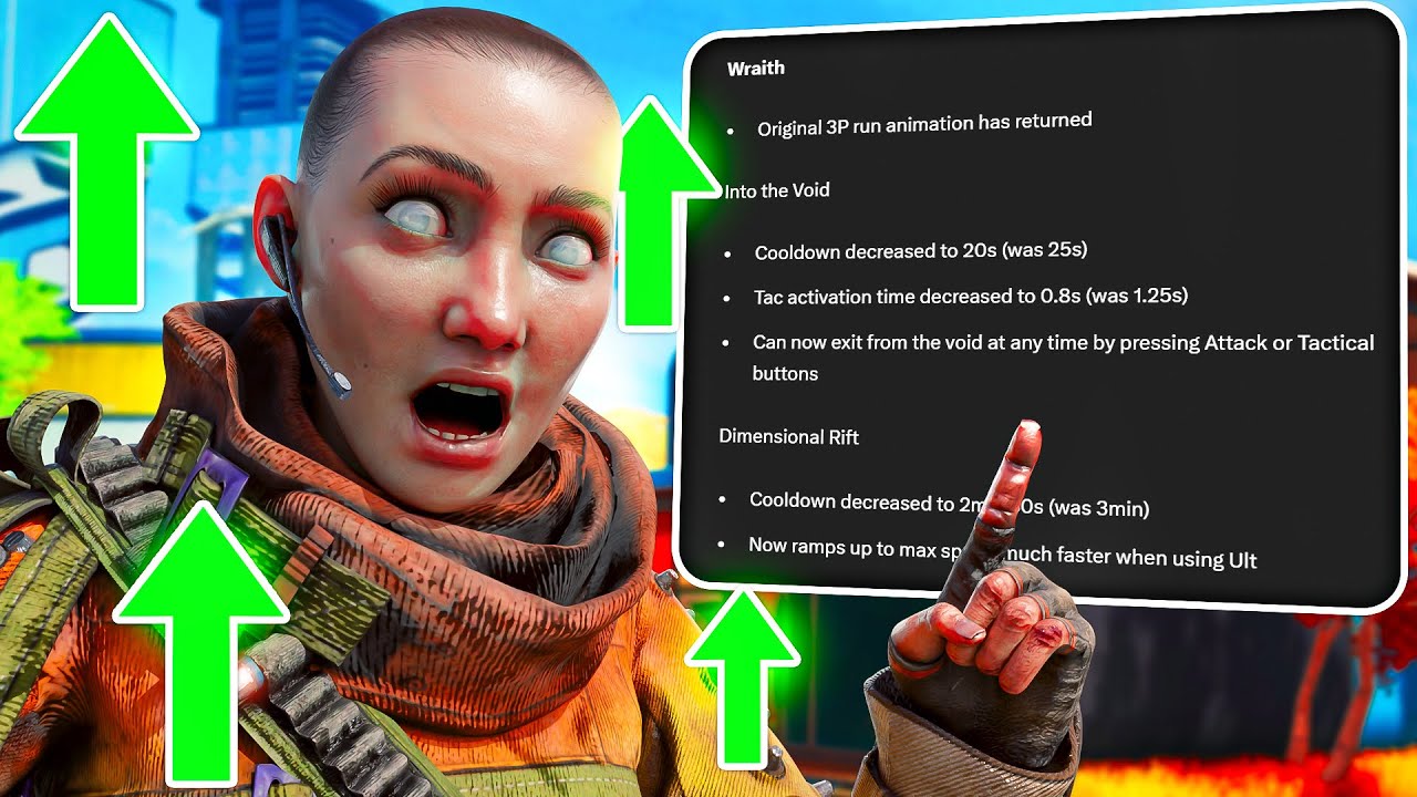 Реакция Фейда на усиления Wraith и заметки о патче Apex