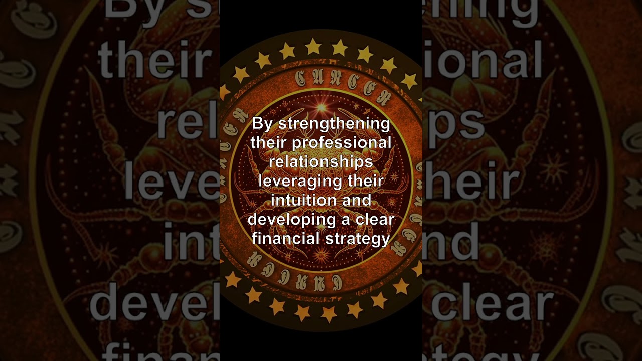 🦀 Cancer Money & Success: Plan Long-Term, Trust Intuition, Connect 💰 #shorts #astrology #Cancer