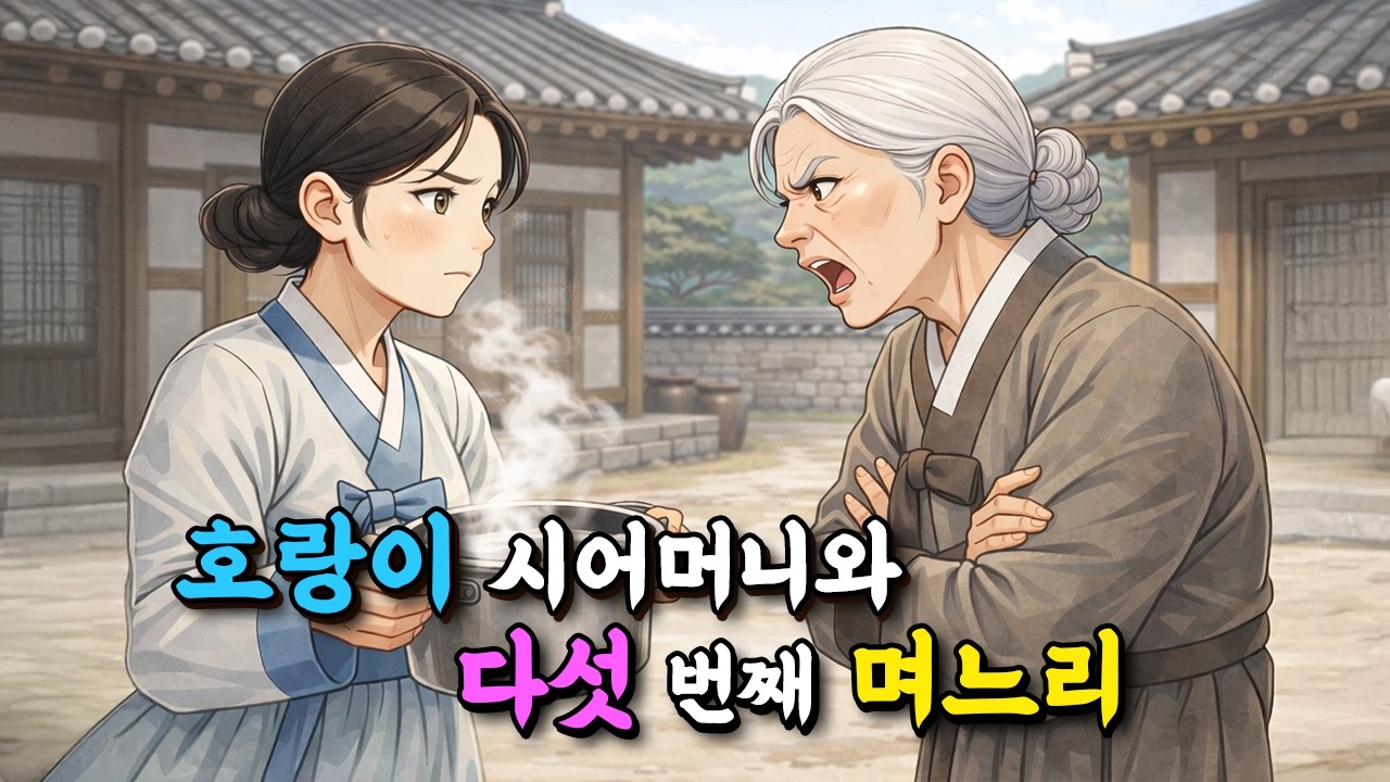 호랑이 시어머니와 다섯 번째 며느리, 결국 며느리한테 무너진 이유 | 야담·설화·민담·전설·옛날이야기·수면동화·오디오북 |