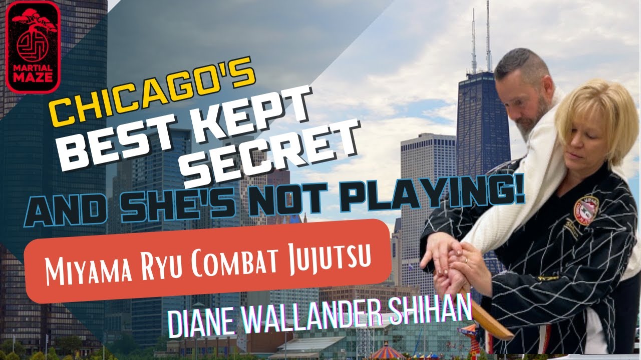 Chicago's best kept secret! Miyama Ryu combat jujitsu's Diane Wallander Shihan