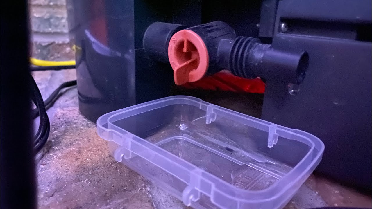 Replacing fluval FX6 PURGE valve, and filter service.