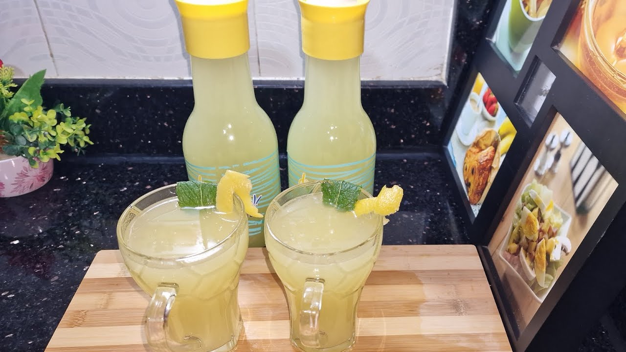 عصير الليمون ل شهر رمضان كنتمنى تجربوه 🍋