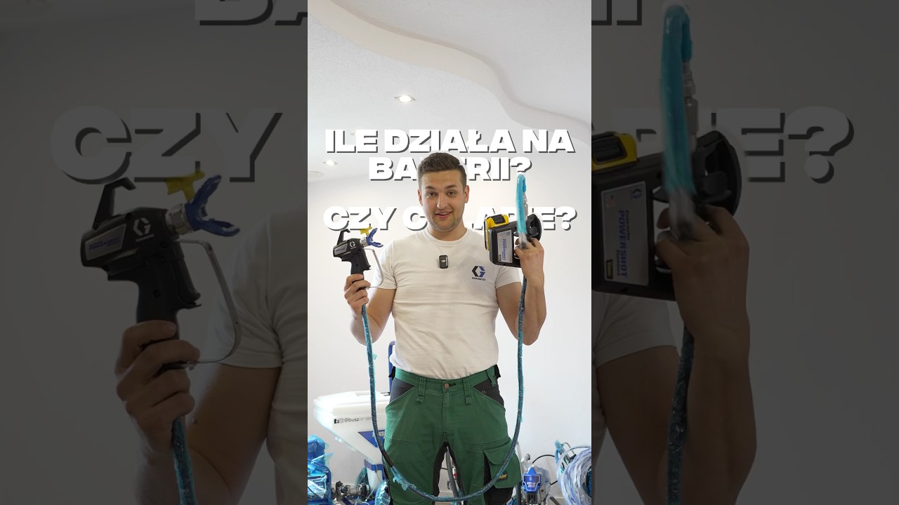 Graco Powershot - czy chlapie? Ile działa na baterii? 🤔 #graco #powershot #malowanienatryskowe