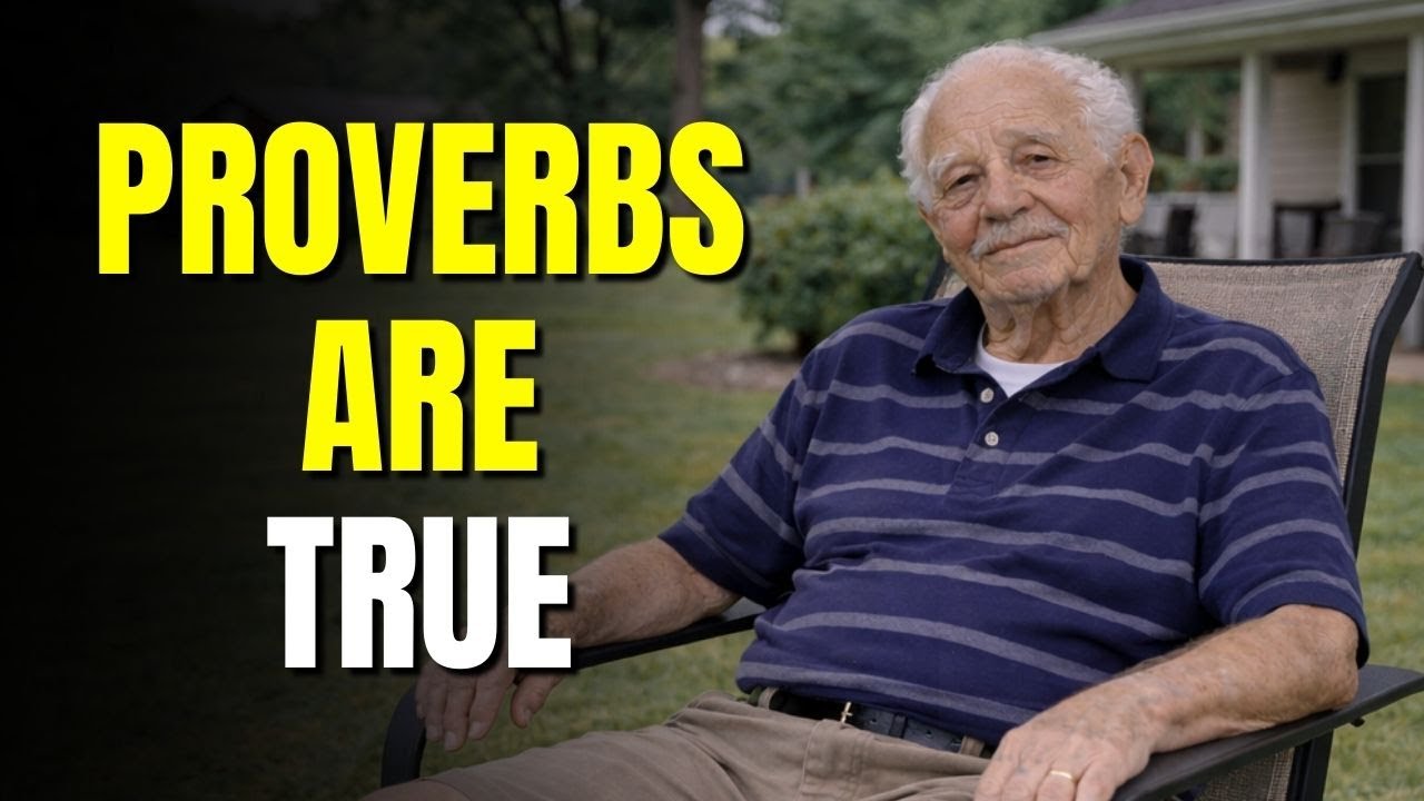 I'm 78... At This Age You See Why Proverbs Are Called Wisdom