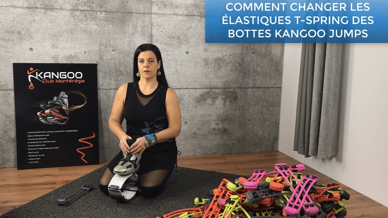 Comment changer les élastiques sur les bottes  Kangoo Jumps