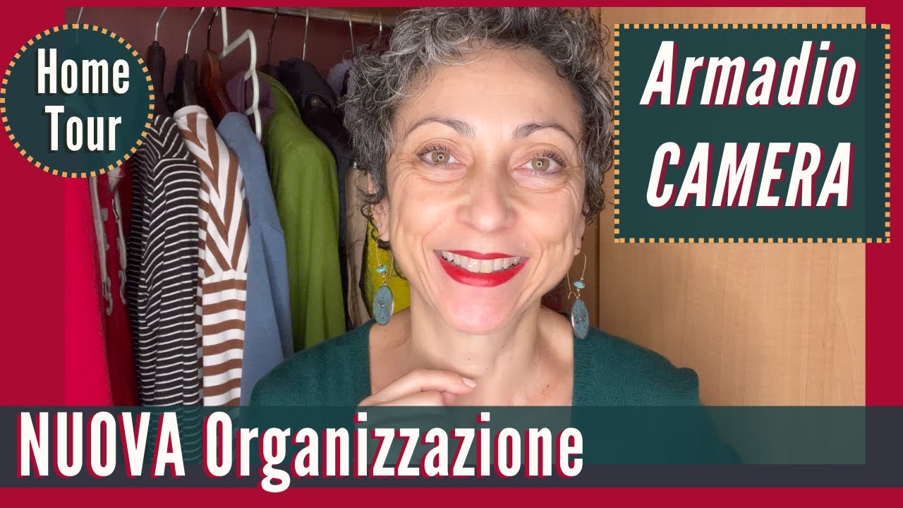 NUOVA ORGANIZZAZIONE DELL'ARMADIO in CAMERA #hometour Come risparmiare spazio!