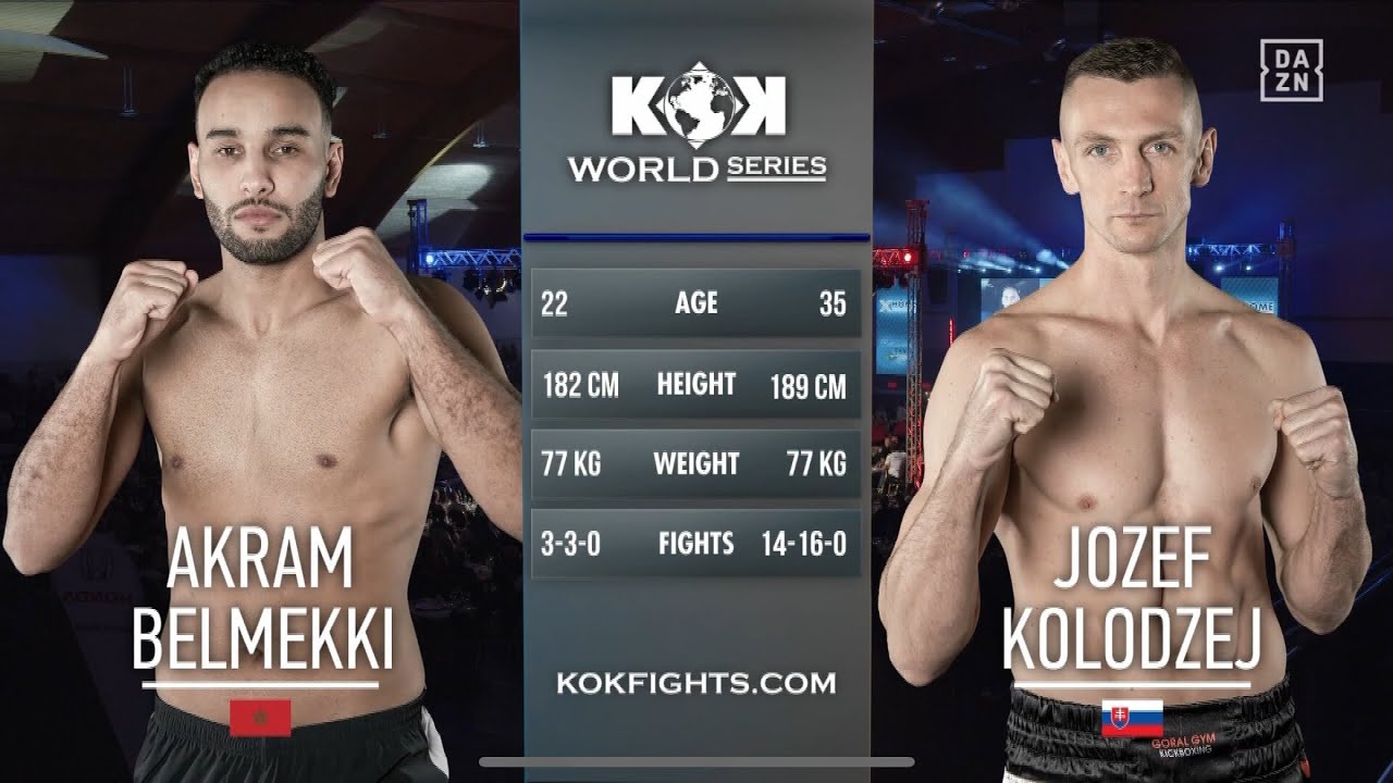 KOK Slovakia Akram Belmekki vs Jozef Kolodzef