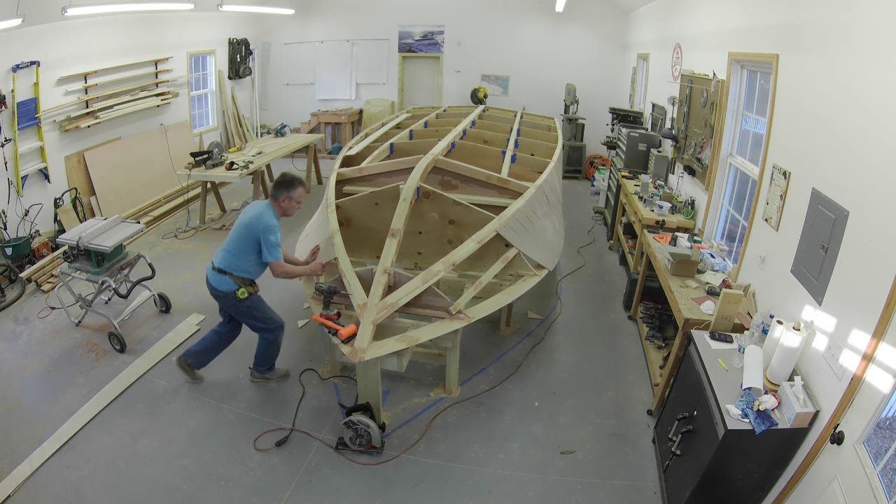 Custom 19 ft Cold Molded Boat Build Video #6