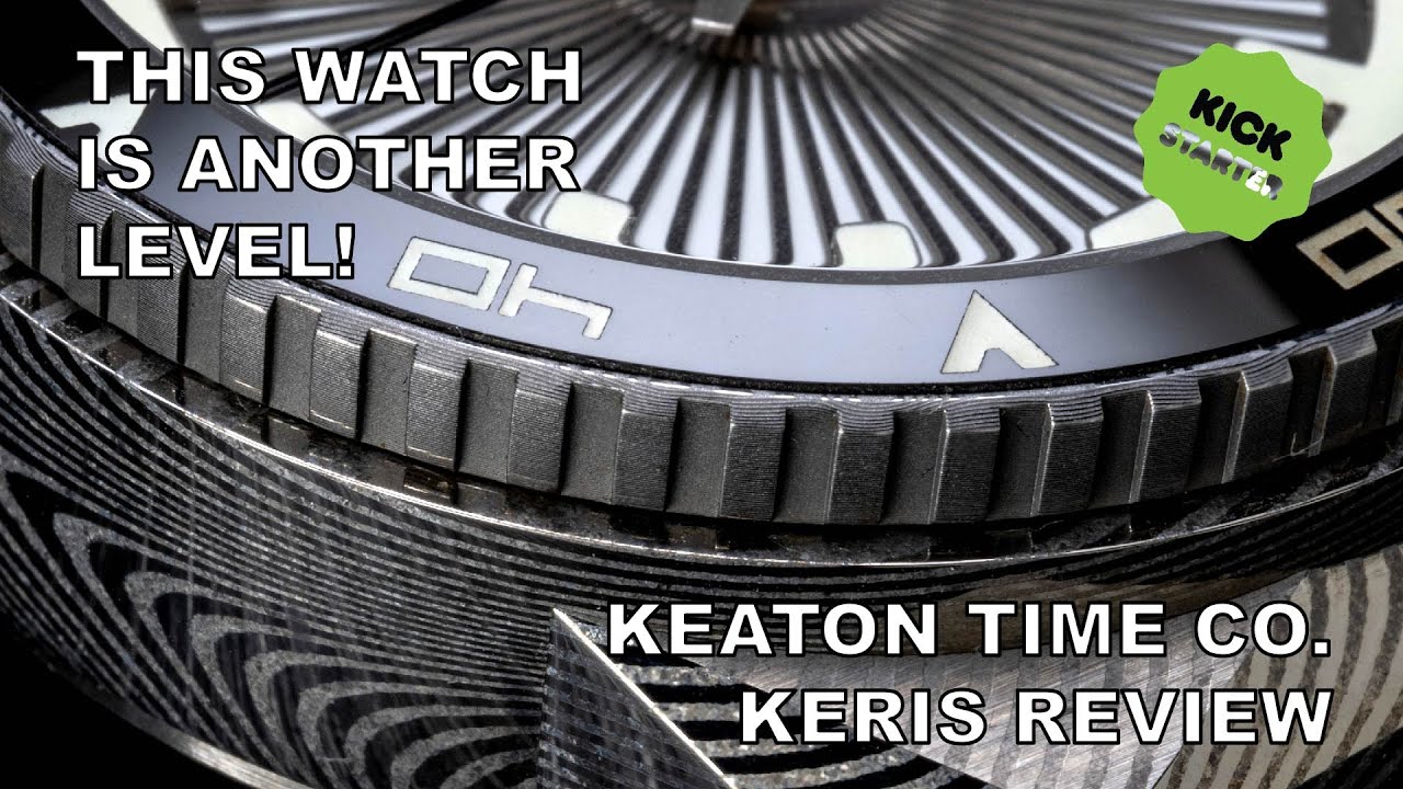This Damascus Watch Is Another Level! - Keaton Time Co. Keris Review