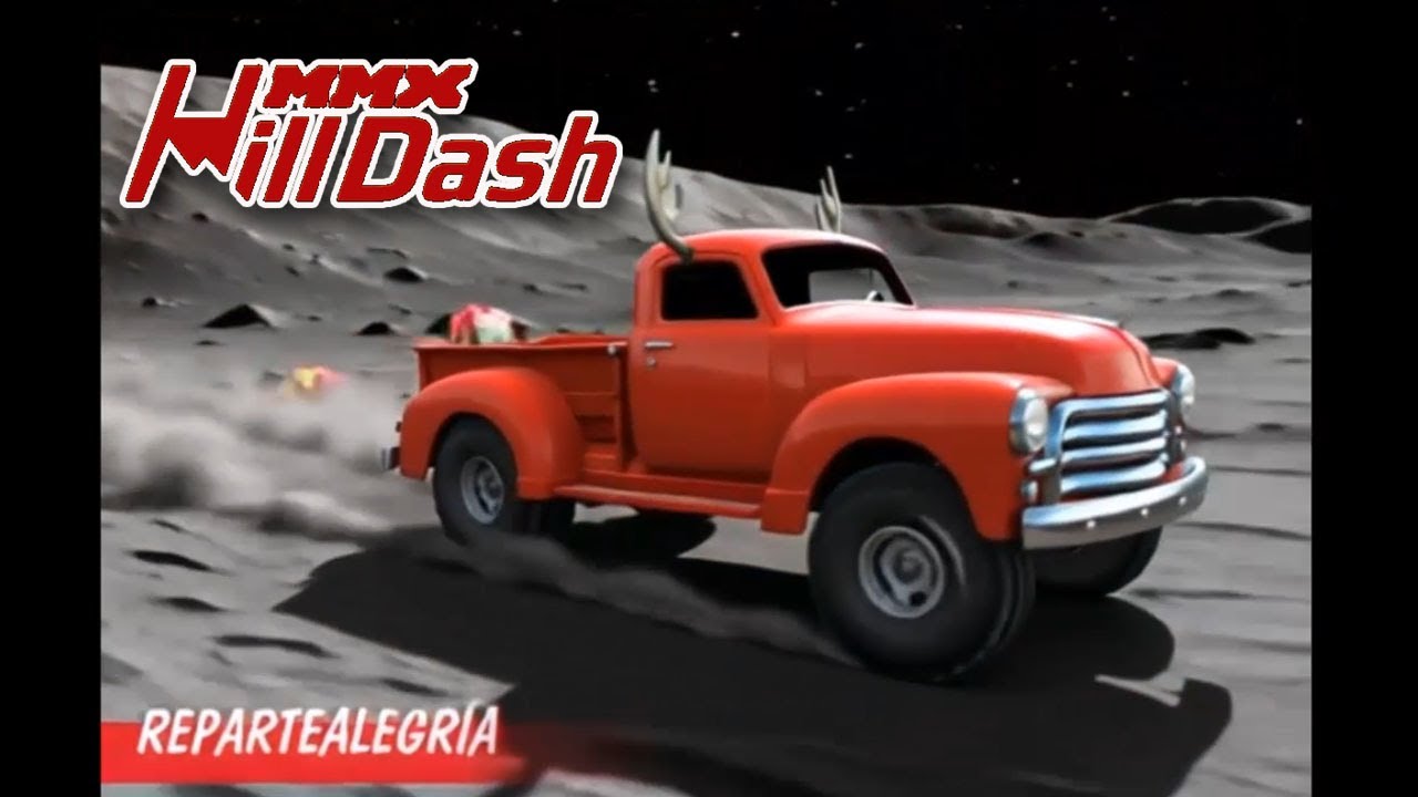 MMX HILL DASH - MOON RACING WITH INSANE TRUCKS!