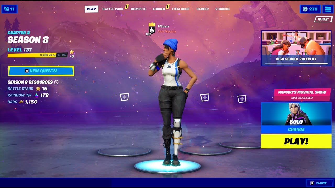 Fortnite lobby dance for tiktok!
