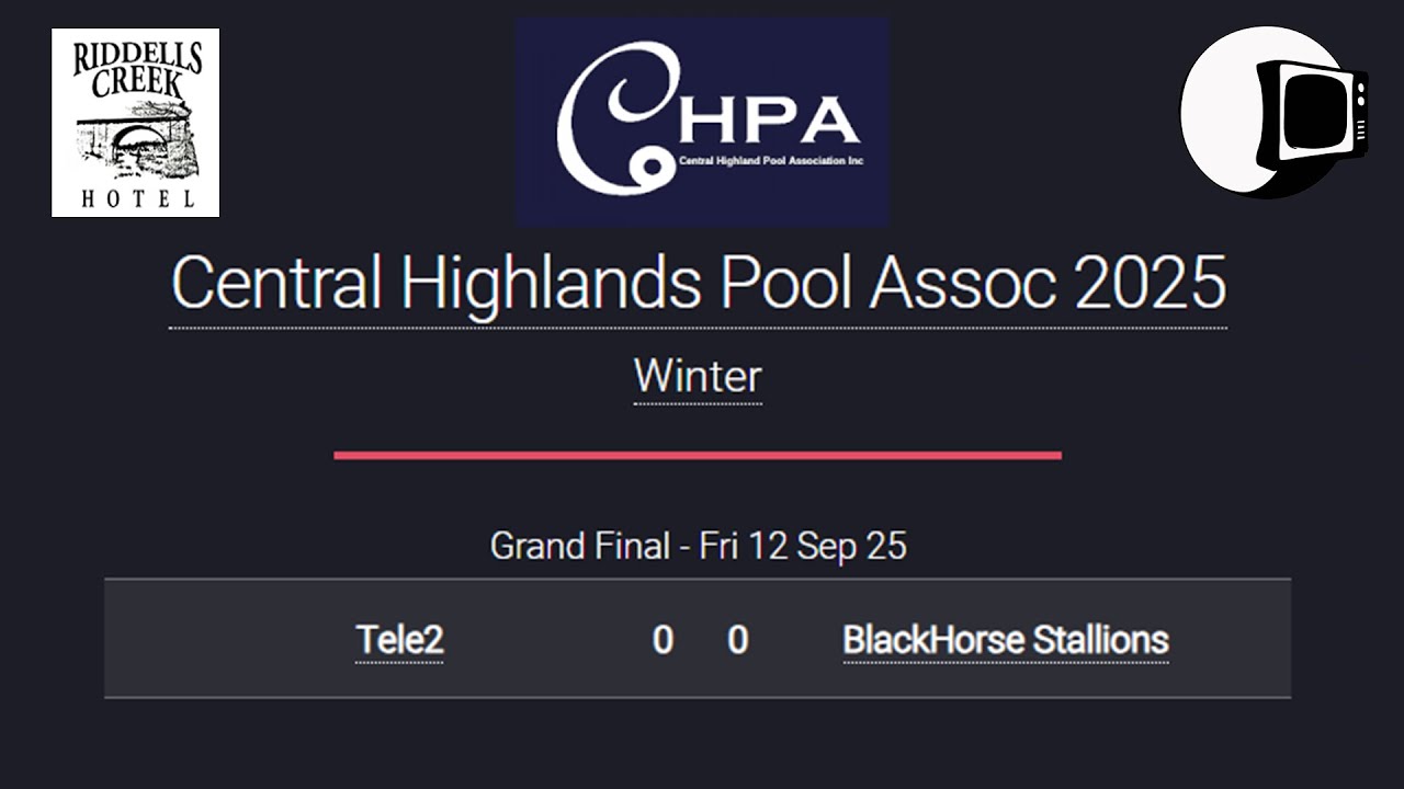 CHPA 2025 - Teams Grand Final - Tele 2 Vs Blackhorse Stallions