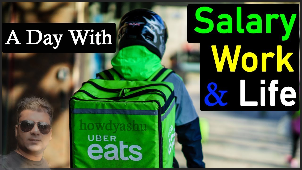 Uber Eats Delivery Boy Salary in India | A day with Uber Eats driver | Ashutosh Choudhary Vlogs