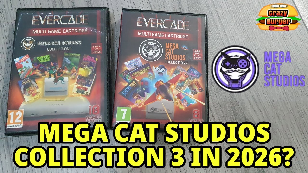 Увидим ли мы Mega Cat Studios Collection 3 на Evercade в 2026 году?
