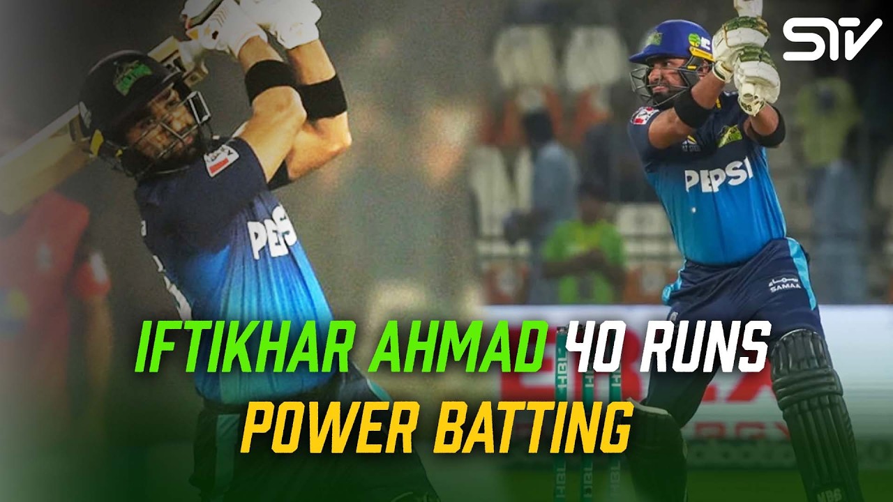 🏏Iftikhar Ahmad vs Lahore Qalandars 🔥 | Multan Sultans vs Lahore Qalandars | M12 | HBL PSL X | M3O1H