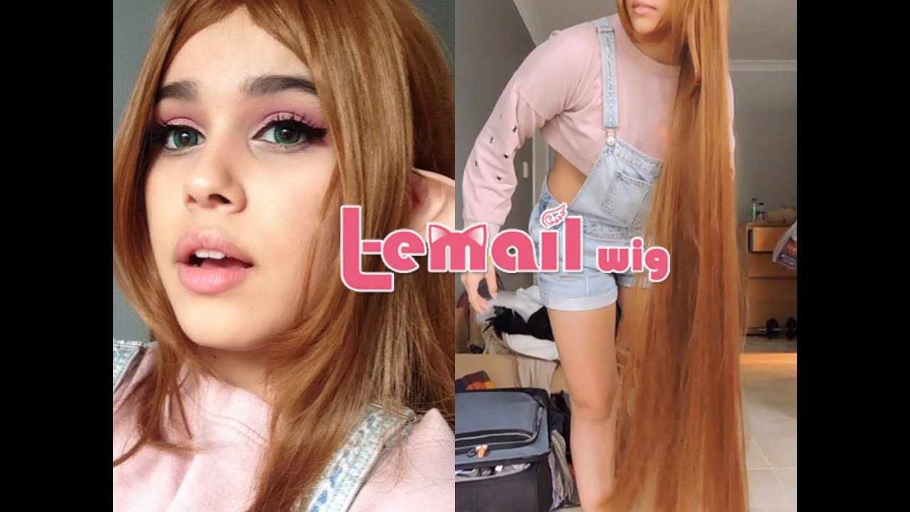 [L-email wig] 150cm Supper Long Cosplay Wig Review