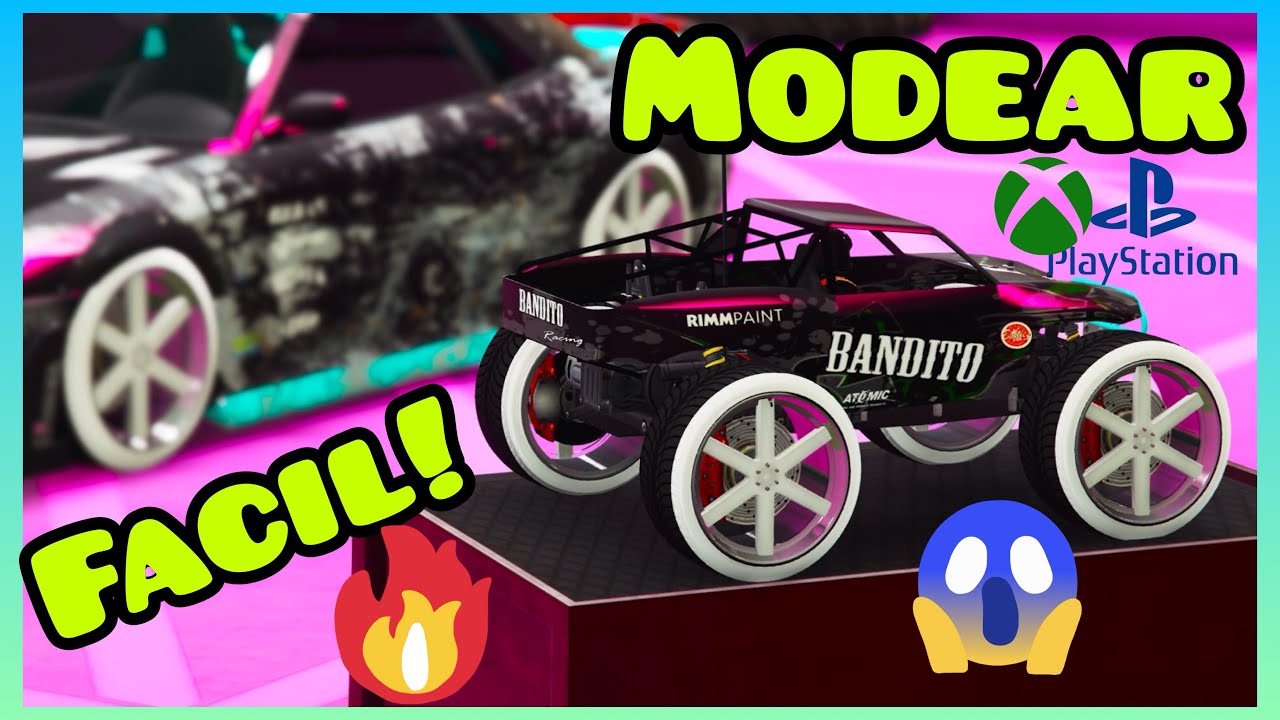 MODEAR RC BANDITO -PONER LLANTAS DE BENNY‘S - SOLO SIN AYUDA - GLITCH - GTA ONLINE - PS4 & Xbox ONE