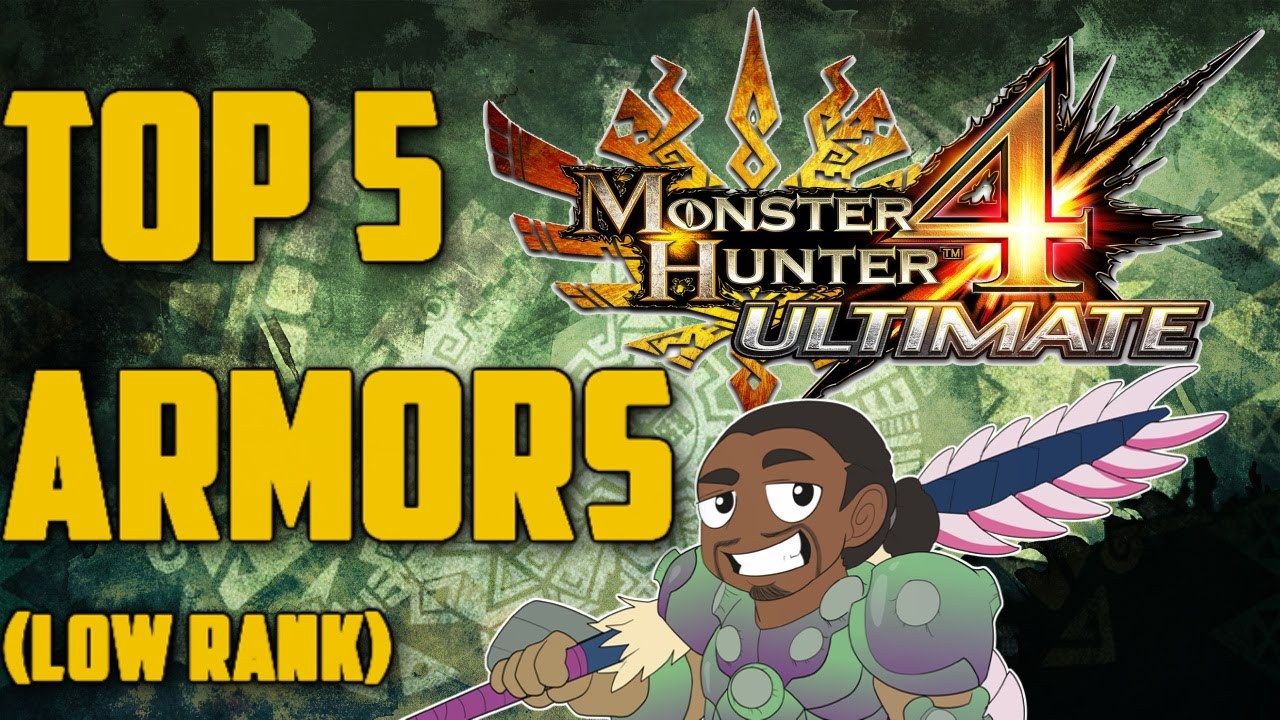 Top 5: Monster Hunter 4 Ultimate Low Rank Armors (Blademaster)