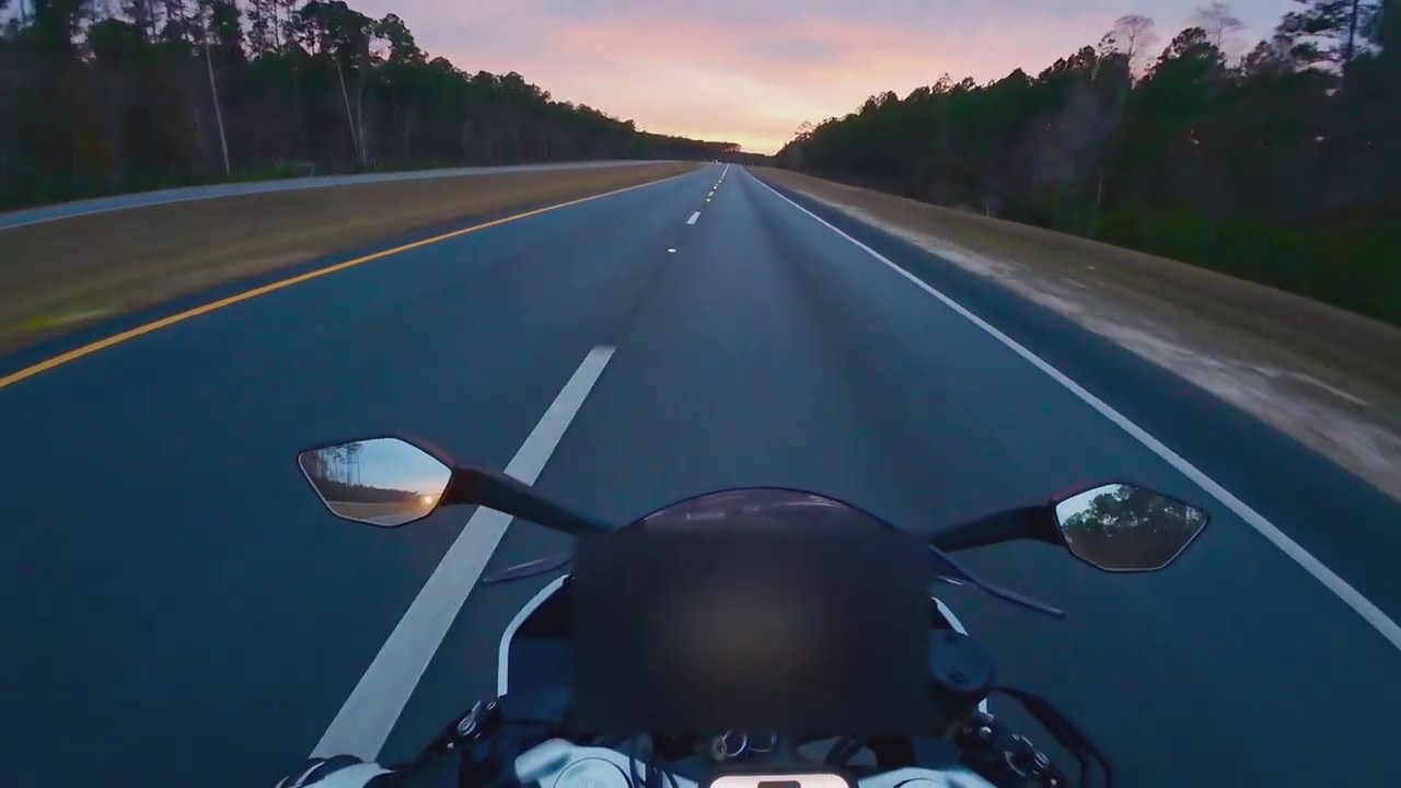Sunset bike ride 