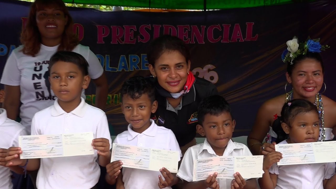 Bonos presidenciales garantizan el derecho a la educación en comunidades del Caribe Norte