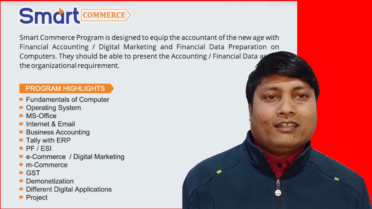 Smart Commerce IT Course 100% career opportunities