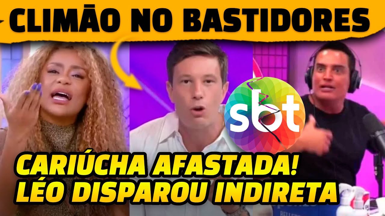 🚨Climão nos bastidores do Fofocalizando no SBT após briga de Cariúcha com Leo Dias e Cartolano