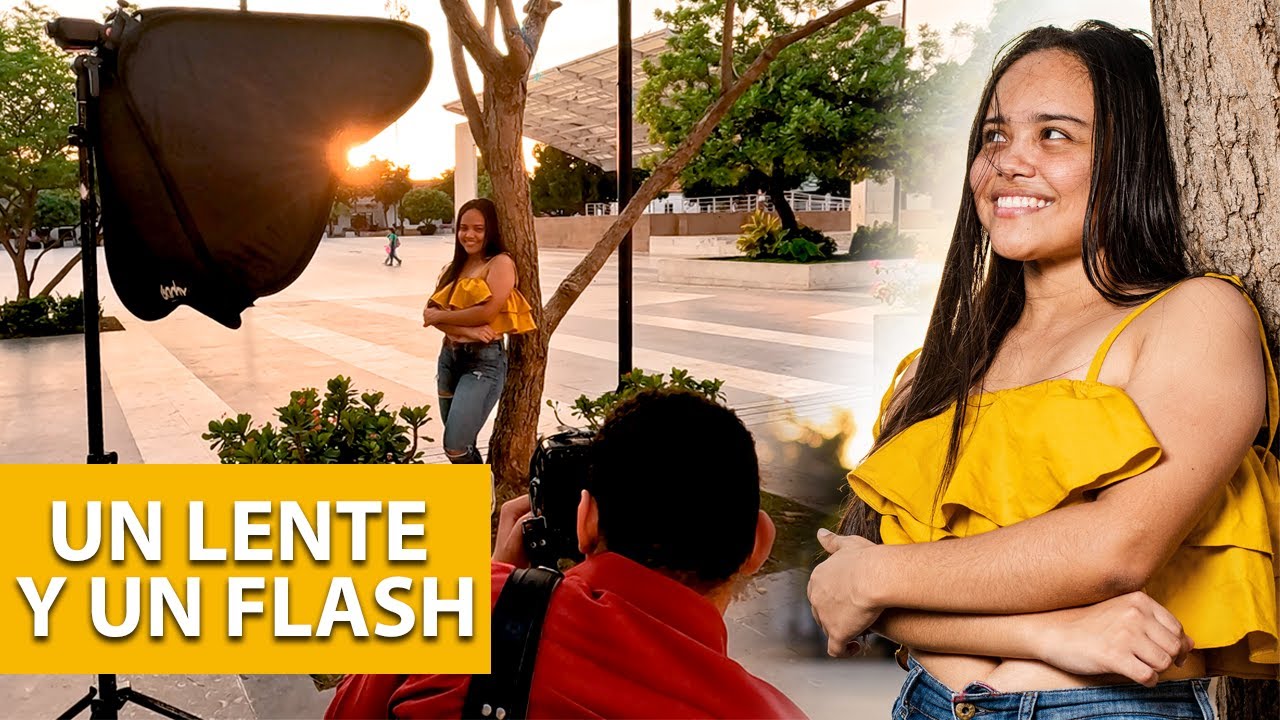 Sesión de fotos en exterior NIKON D500, 50 mm y un flash