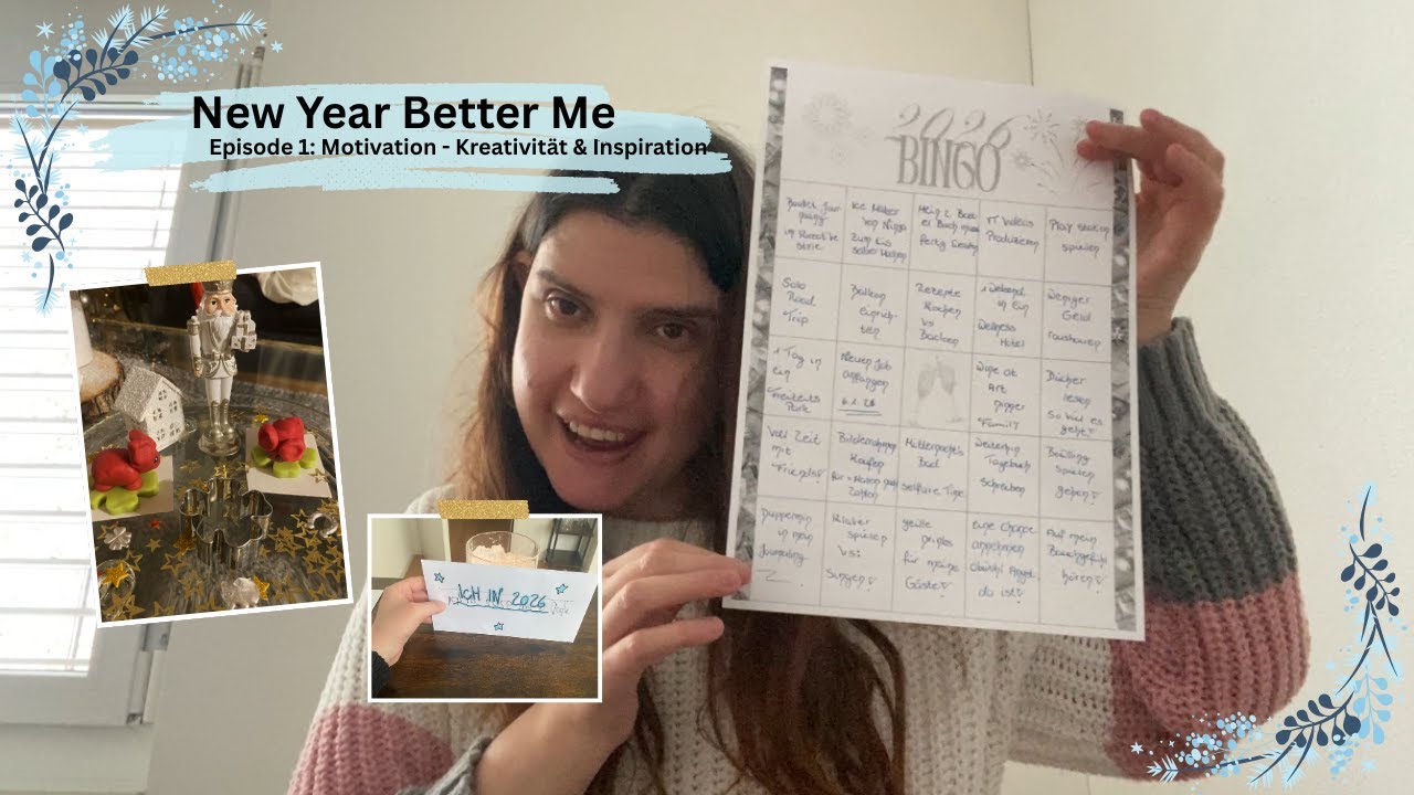 New Year Better Me 🎀❄️ Episode 1: ZUKUNFT ICH Brief - Marzipan Schweinchen - Vishion Board 2026 🔮 