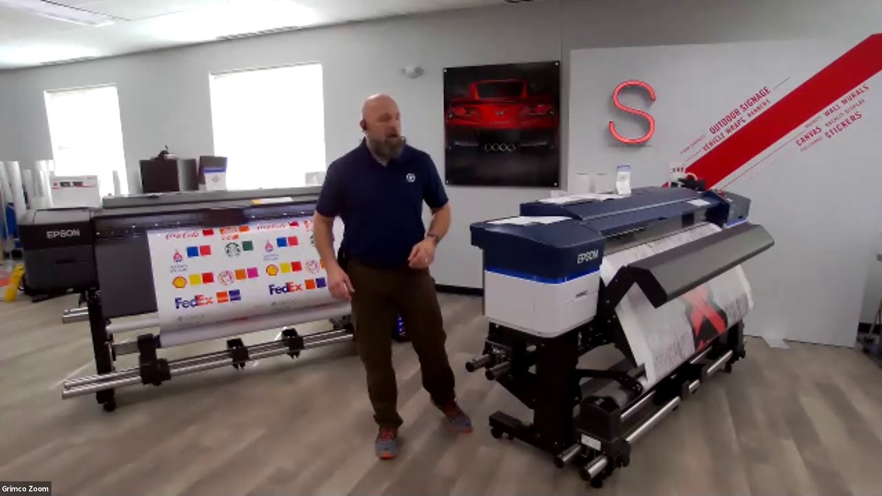 EPSON S60 & S80 Roll to Roll Printers Live Demo
