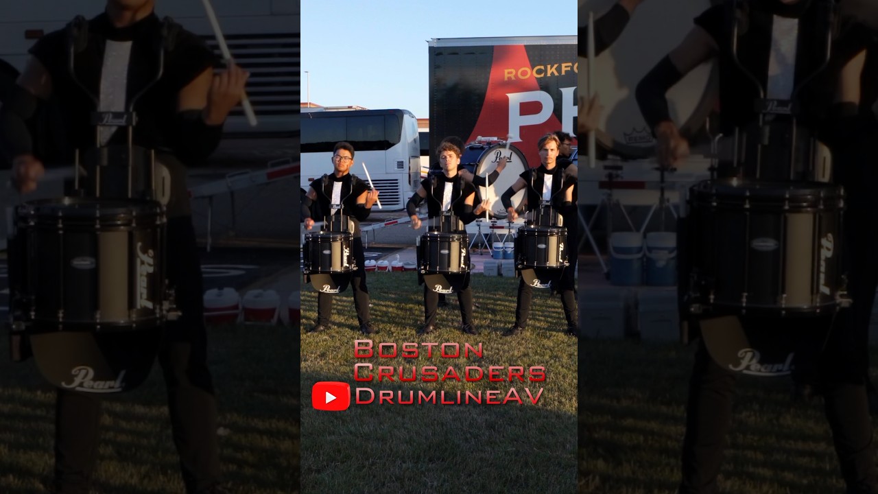 The Boston warmups are crazy! #dci2024 #drumcorpsinternational #drumcorps #dci #drumline