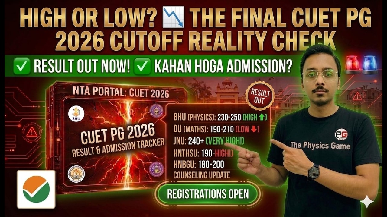 High or Low? 📉 The Final CUET PG 2026 Cutoff Reality Check