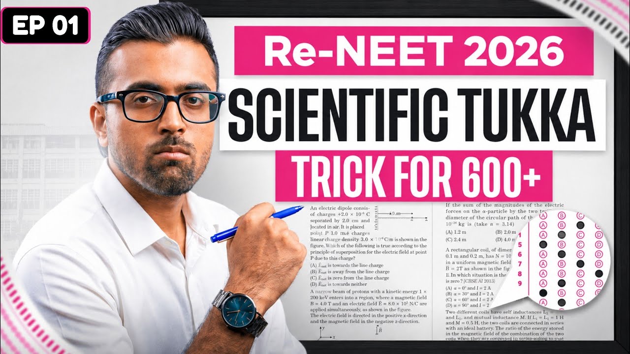 Re-NEET Tukka Strategy 2026 (Ep. 01) | Tukka Tricks for NEET 2026 #reneet2026 #tukkatricks #neet2026