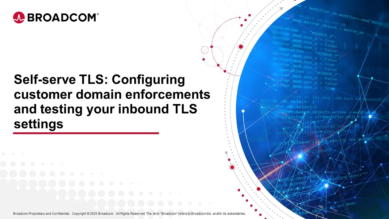 Self-serve TLS: Configuring customer domain enforcements and testing your inbound TLS settings