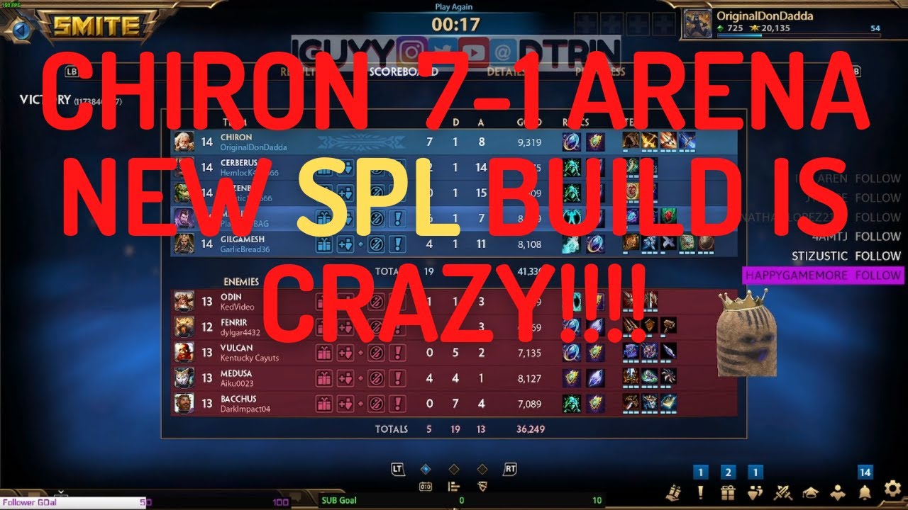 QUICK SURRENDER CHIRON ARENA 7-1 , NEW ADC SPL BUILD IS INSANE