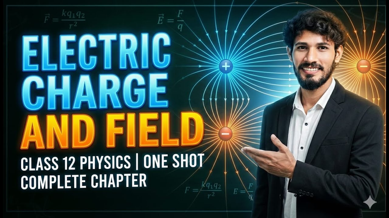 2026 Electric Charge And Field // One Shot // Quick Revision // Class 12 Physics Chapter 1 mind map