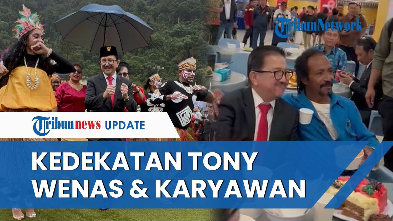 Momen Kedekatan Tony Wenas Rayakan HUT Ke-78 RI dengan Makan dan Joget Bersama Karyawan Freeport