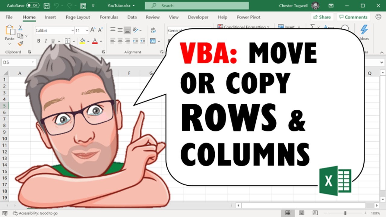 Move or Copy Rows & Columns Using Excel VBA, Including Move to Another Sheet and Move to End of Data